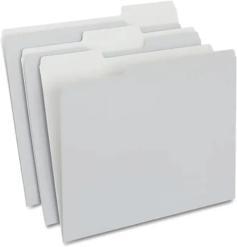 Miniatura 16 de Staples Carpetas de archivos, tamaño carta, pestañas superiores de corte 1/3, azul, papel duradero de 10.5 puntos, paquete de 100