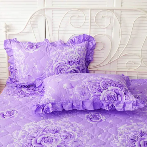 Miniatura 7 de Juego de falda de cama con volantes de 3 piezas, 3 piezas, cobertura lateral de 15.7 pulgadas, suave y cálido