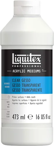 Miniatura 4 de Liquitex Basics Tubo mediano de Gesso para aplicación en superficies, 8.5 onzas, Blanco, 16 onzas