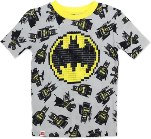 Miniatura 4 de LEGO Batman - Conjunto de pijama para niño, 4 piezas, algodón para niños, talla 4 a 10, Negro