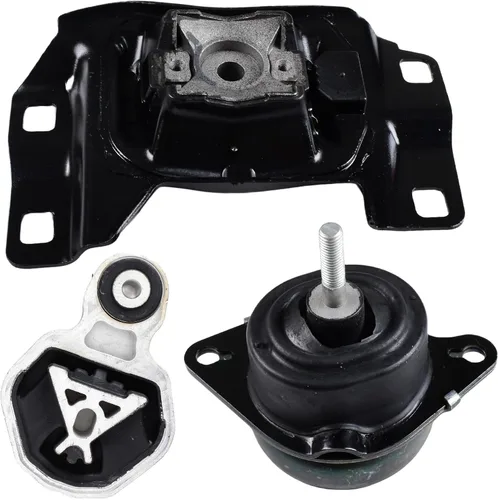 Miniatura 9 de Juego de 3 piezas de montaje de motor y montaje de transmisión compatible con Ford Focus 2005-2007 2.0L, Focus 2003-2007 2.3L, Transit Connect