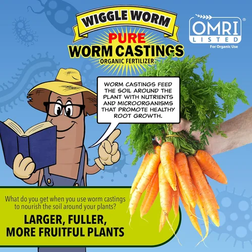 Miniatura 6 de Abono orgánico Unco Industries Wiggle para mejorar suelos, 15 libras