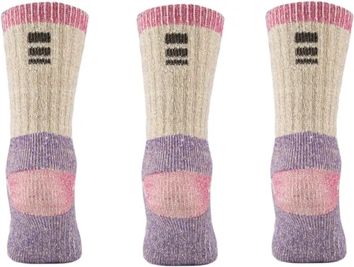 Miniatura 2 de MERIWOOL - Calcetines de lana merino, para senderismo para niños (3 pares)