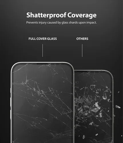Miniatura 6 de Ringke Protector de pantalla de vidrio de cubierta completa compatible con iPhone 13 Mini, antiarañazos, compatible con fundas, cobertura completa