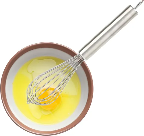 Miniatura 6 de Batidor pequeño de acero inoxidable para queso, café, huevos, muy práctico (6 pulgadas)