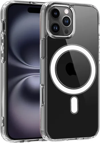 Miniatura 16 de S. Tedazo Funda magnética para iPhone 7/8 Plus (5.5 pulgadas) compatible con MagSafe, [no amarillenta] delgada, a prueba de golpes, funda para Negro