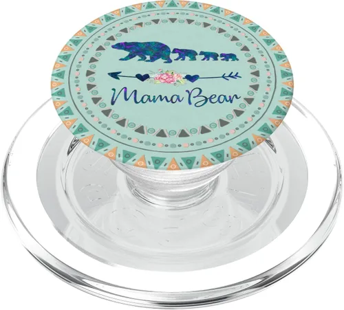 Miniatura 7 de PopSockets PopSockets PopGrip intercambiable con tres cachorros y menta verde