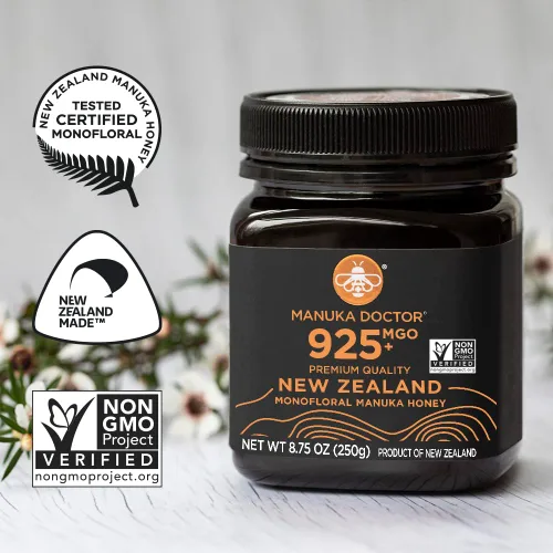 Miniatura 7 de MANUKA DOCTOR - MGO 925+ Manuka Honey Monofloral, 100% pura miel de Nueva Zelanda. Certificado. Garantizado. Crudo. Sin OMG (8.75 oz)