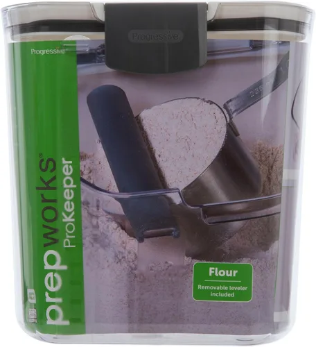 Miniatura 7 de ProKeeper - Envase de almacenamiento de harina, 4 cuartos de galón, plástico libre de BPA, apto para lavavajillas