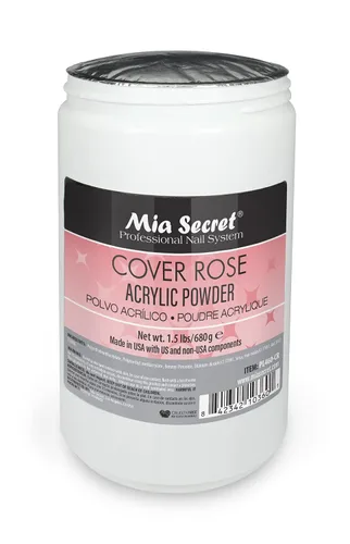 Miniatura 2 de Mia Secret Cubierta profesional para sistema de uñas, polvo acrílico rosa, 1.5 libras