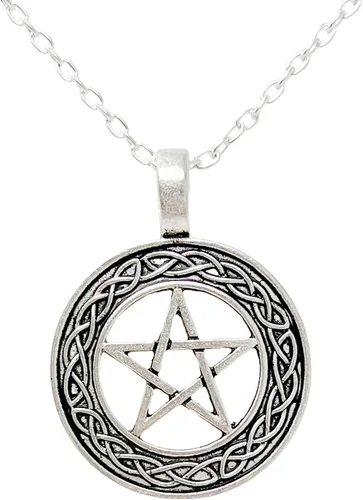 Miniatura 6 de Collar de estrella de protección celta, sanación mágica, amuleto de bruja pagana, pentagrama, pentagrama, joyería para mujer