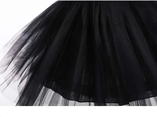 Miniatura 2 de Vestido de princesa tutú de tul para niña, boda, concurso, fiesta, bebé, lentejuelas sin espalda, encaje floral, recién nacido, 7 años