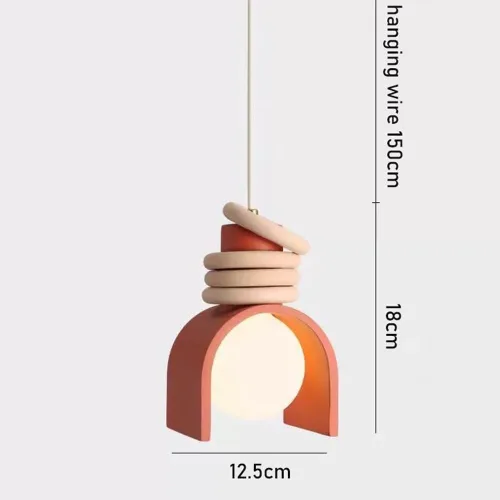 Miniatura 7 de Lámpara colgante de cristal japonesa Wabi Sabi para sala de estar, lámpara colgante de alambre, moderna, nórdica, blanca, para isla de cocina