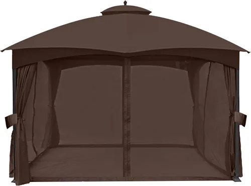 Miniatura 16 de ABCCANOPY - Paredes de red de repuesto para cenador de 10' x 12' en gris