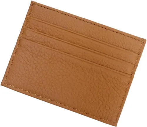 Miniatura 13 de Cartera Delgada para Tarjetas de Crédito Ultra Delgada Cartera Larga para Tarjetas Bolsillos con Cremallera Estuche para ID Cartera Pequeña Compacta