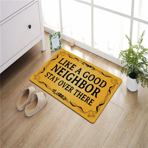 Miniatura 2 de FunXiLin Divertido tapete de bienvenida (23.6 x 15.7 pulgadas) tapete antideslizante para decoración del hogar para puerta, cocina, entrada