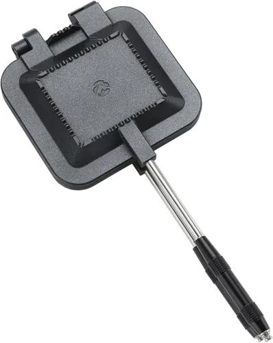 Miniatura 11 de camping moon Sandwich Maker Hot Sand Single Burner Gas Fire Open Fire Compact Aluminum TT-1315 Plateado