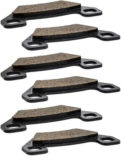 Miniatura 7 de NICHE Juego de pastillas de freno delanteras y traseras de acero aleado para Arctic Cat 1436-420 1436-811 Polaris 2204137 Orgánico