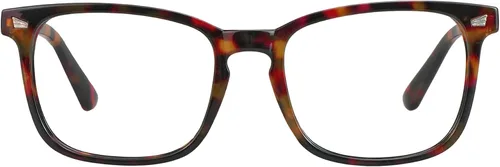 Lentes cuadrados vintage con bloqueo de luz azul, antifatiga ocular, filtro UV, para computadora, lentes anti-luz azul para hombres y mujeres Ámbar