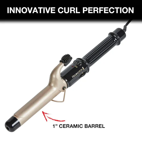Miniatura 5 de Remington Style Therapy - Rizador de 1 pulgada, rizos duraderos.