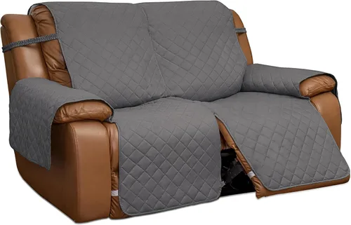 Miniatura 31 de Easy-Going Funda para Sillón Reclinable de Dos Plazas, Funda de Sofá Reversible para Sillón Reclinable Doble, Funda de Sofá Dividida para Cada