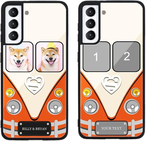 Miniatura 519 de Funda de teléfono personalizada para Samsung Galaxy S22+ / S22 Plus 5G, funda de TPU suave de vidrio templado antiarañazos personalizada con foto