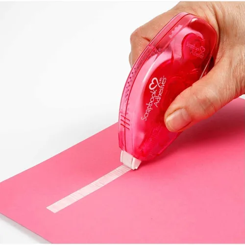 Miniatura 3 de Scrapbook Adhesives por 3L - EZ Runner - Aplicador adhesivo para álbumes de recortes, dispensador de cinta adhesiva de doble cara de 49 pies