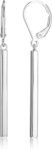 Miniatura 2 de Amazon Essentials Aretes colgantes de oro amarillo de 18 quilates o oro rosa de 14 quilates sobre plata esterlina (anteriormente colección Amazon)