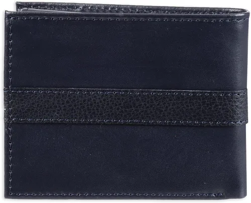 Miniatura 3 de Tommy Hilfiger Cartera de cuero genuino para hombre con múltiples ranuras para tarjetas