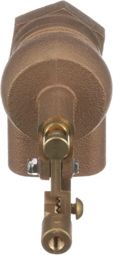 Miniatura 3 de Watts Serie 1500 1-1/2" Válvula Flotante de Bronce de Servicio Pesado, Entrada Roscada Hembra NPT, Montaje en Pared de Tanque, Brida Mecanizada