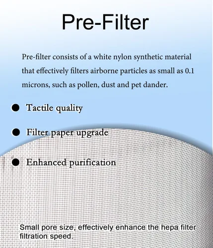 Miniatura 2 de Paquete de 2 filtros purificadores de aire DR-HPA019 compatibles con ventilador de torre purificador de aire MC710S, DR-HTF010S, filtro de repuesto