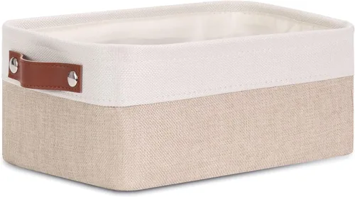 Miniatura 42 de DULLEMELO Cesta de almacenamiento pequeña, cesta de papel higiénico, contenedor de almacenamiento estrecho para baño, cesta de baño para organizar