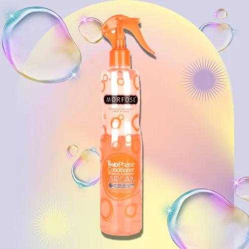 Miniatura 2 de Morfose Acondicionador profesional sin enjuague de argán, protector térmico para cabello, protección contra el calor en aerosol para el cabello