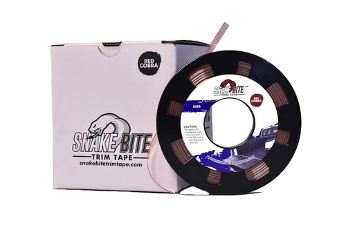 Miniatura 2 de Cinta de corte de alambre rojo Cobra, rollo de cinta de corte de alambre Bedliner de 120 pies, caja de 10