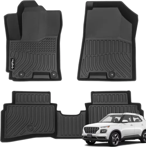 Miniatura 98 de Tapetes de piso para todo clima y forro de carga con respaldo para Chevrolet Suburban de 7 asientos 2021-2025 / GMC Yukon XL de 7 asientos