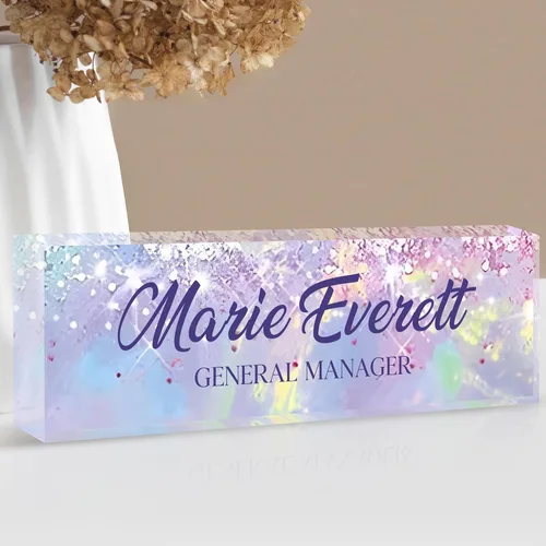 Miniatura 33 de Placa de nombre personalizada para escritorio Placa de nombre de escritorio personalizada Regalos personalizados de agradecimiento para jefe