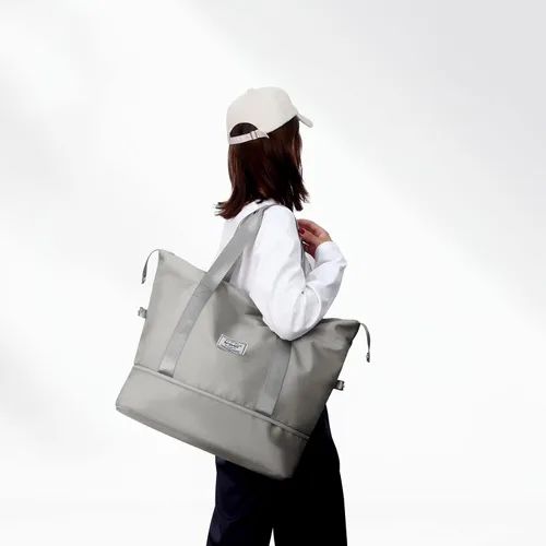Miniatura 6 de NPBAG Bolsa de viaje para mujer, bolsa de mano grande expandible para fin de semana, bolsa de entrenamiento de gimnasio, bolsa de noche, bolsa