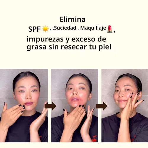 Miniatura 5 de HARUHARU Wonder Aceite limpiador hidratante de arroz negro, tamaño de viaje, doble limpieza, removedor de maquillaje diario, limpiador de aceite