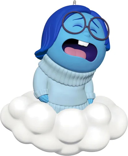 Adorno de Navidad colgante Hallmark Keepsake 2025, Disney/Pixar Inside Out 10º aniversario Tristeza, Regalos para fans de Disney
