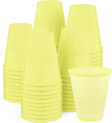Miniatura 21 de Vasos desechables Paquete de 50 Vasos de plástico de 5 onzas, tazas de baño pequeñas perfectas como medicina, agua, enjuague, enjuague bucal