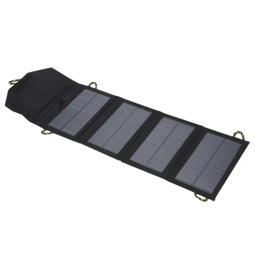 Miniatura 9 de Ventilador alimentado por panel solar, 7 W 5.5 V ventilador de camping portátil al aire libre ventilador de refrigeración USB energía solar bolsa