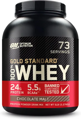 Miniatura 64 de Optimum Nutrition Gold Standard - Proteína en polvo de 100% suero de leche, sabor rollo de canela, 2 libras (paquete de 1) (el embalaje puede variar)