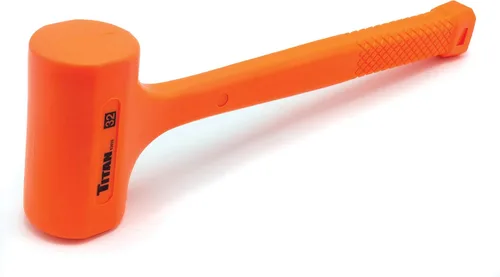 Miniatura 13 de Titan 63164 Martillo de Golpe Seco de 4 libras con Cabeza Rellena de Perdigones de Acero, Resistente a Chispas y Rebotes, Mango Antideslizante