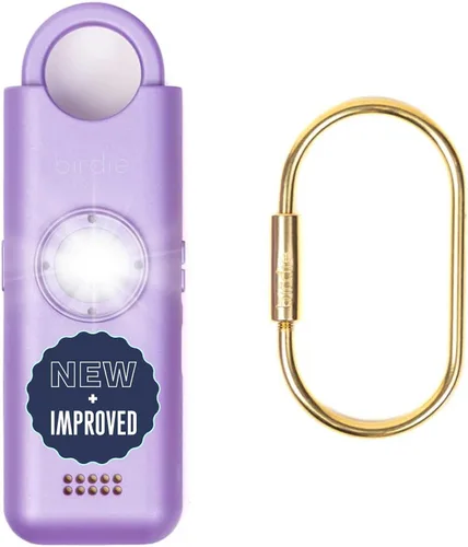 Miniatura 20 de She's Birdie Nueva versión 3.0 – La alarma de seguridad personal original para mujeres por mujeres, sirena fuerte, luz de flash y batería recargable