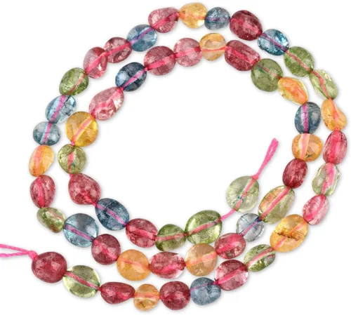 Miniatura 17 de HAAMIIQII - Cuentas sueltas de cristal de amatista púrpura natural de 5-8 mm, pequeñas, irregulares, en forma libre, pulidas, para hacer joyas, 38
