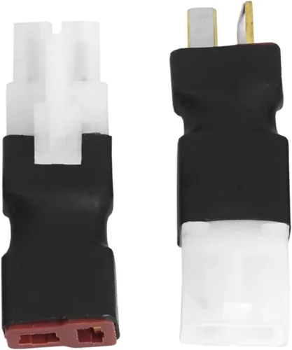 Miniatura 6 de ShareGoo - 2 pares de adaptadores compatibles con Big Tamiya Style a T Plug hembra macho adaptador para RC FPV Drone Car Truck Lipo NiMH cargador