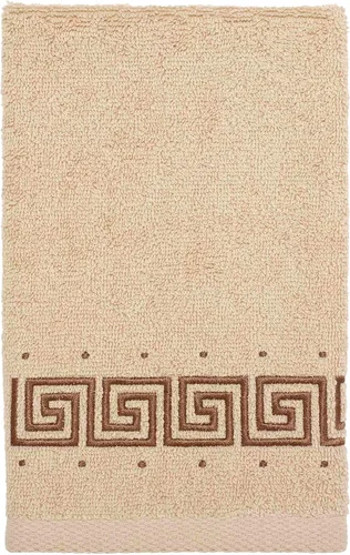 Miniatura 19 de Avanti Linens Medallón - Colección de puños trenzados suaves, toalla de mano, granito