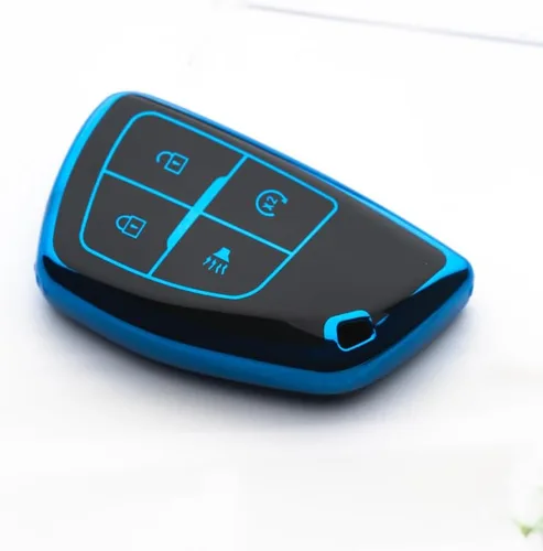 Miniatura 4 de Funda para llavero compatible con Silverado 1500, Sierra 1500, Colorado Canyon 2024 2025, Silverado Sierra Smart Key