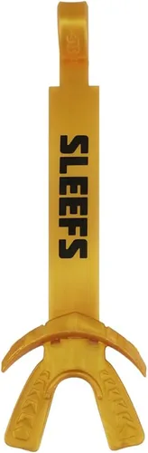 Miniatura 9 de SLEEFS X - Protector bucal de fútbol negro, protector bucal con correa para casco, boquilla protectora de labios/dientes, moldeable