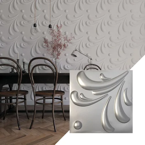 Miniatura 16 de Ekena Millwork WP20X20ACWH 19 5/8 pulgadas de ancho x 19 5/8 pulgadas de alto Acacia EnduraWall Decorativo 3D Panel de Pared Cubre 2.67 pies
